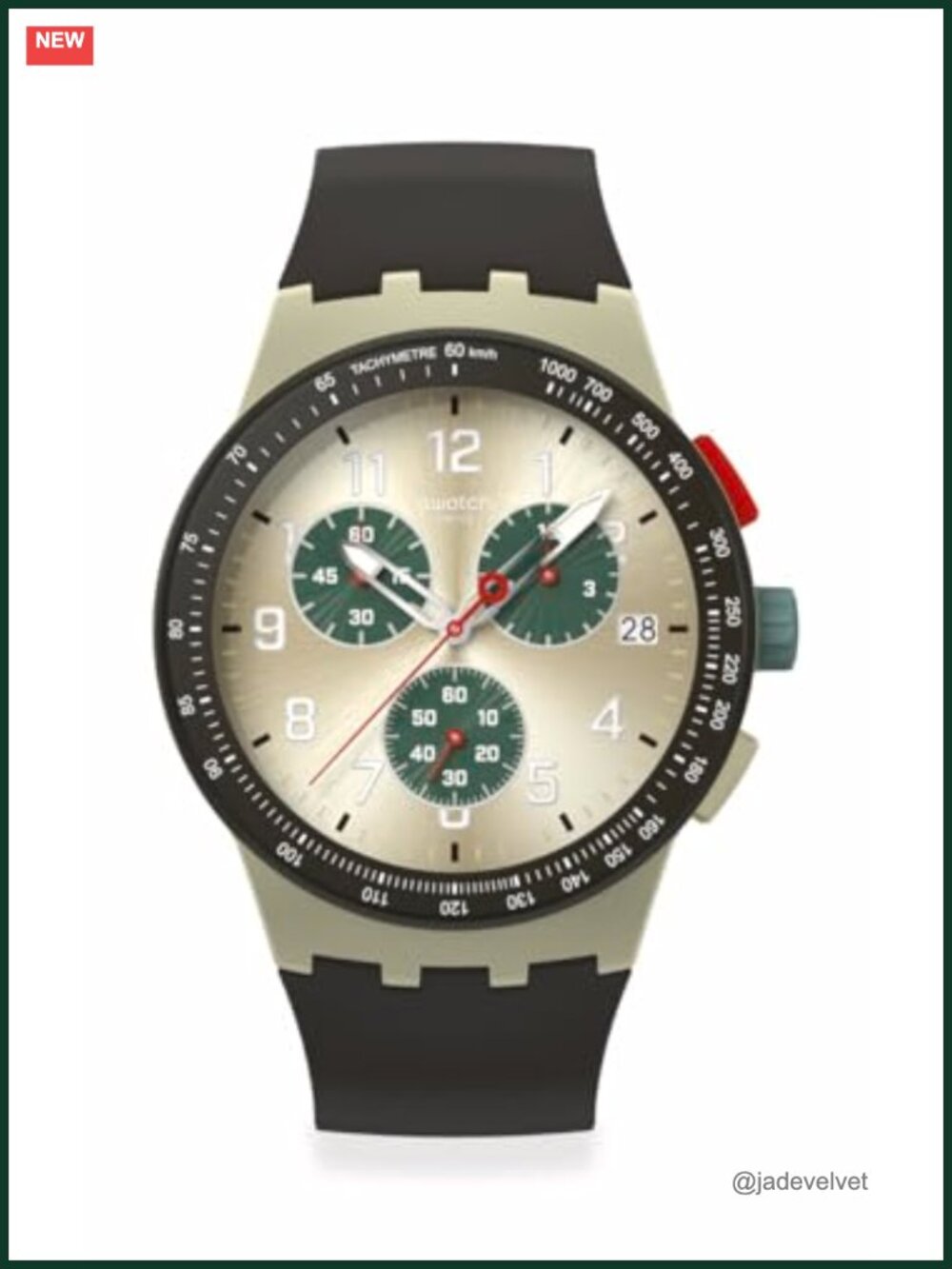 Quartz Dress Watch Stainless Steel 42mm Round Water Resistant
